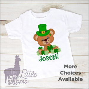 St. Patrick's Day Bear Appliqué