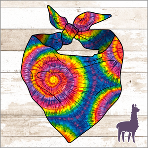 Bright Tie-Dye Bandana