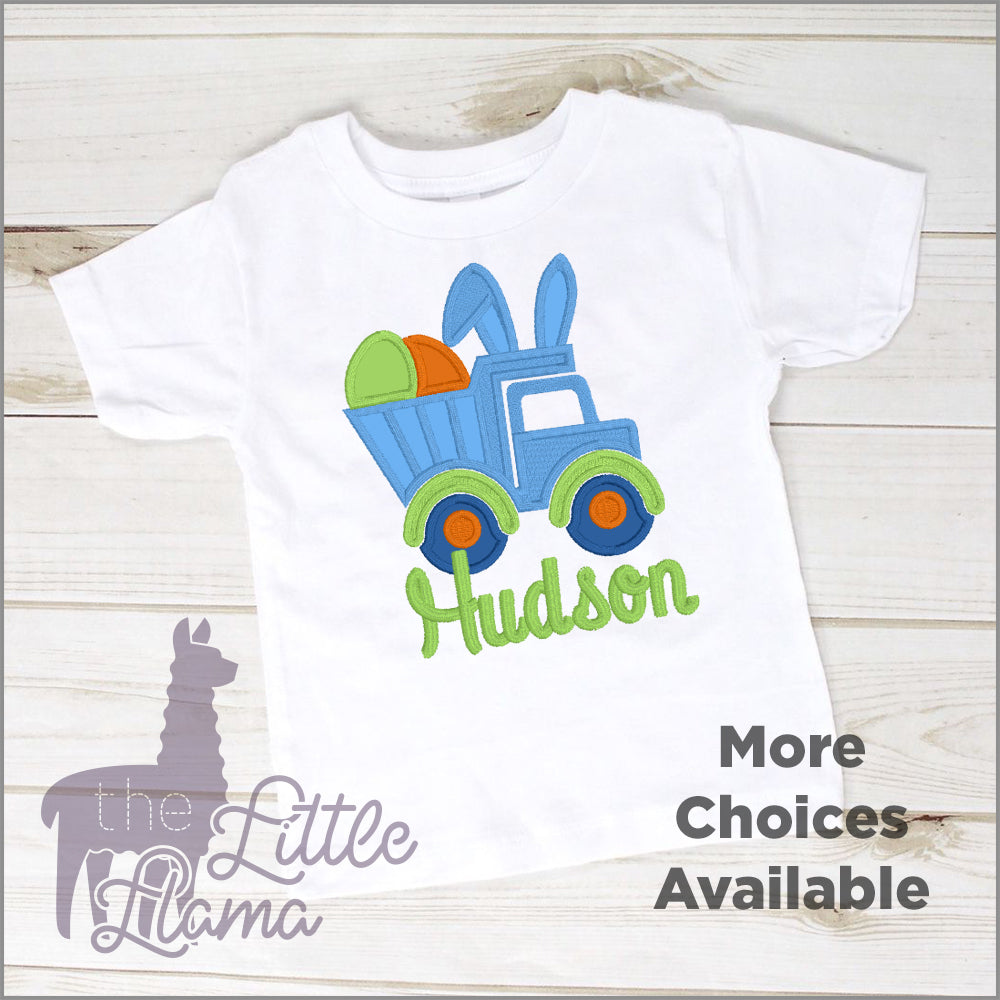 Bunny Dump-truck Appliqué