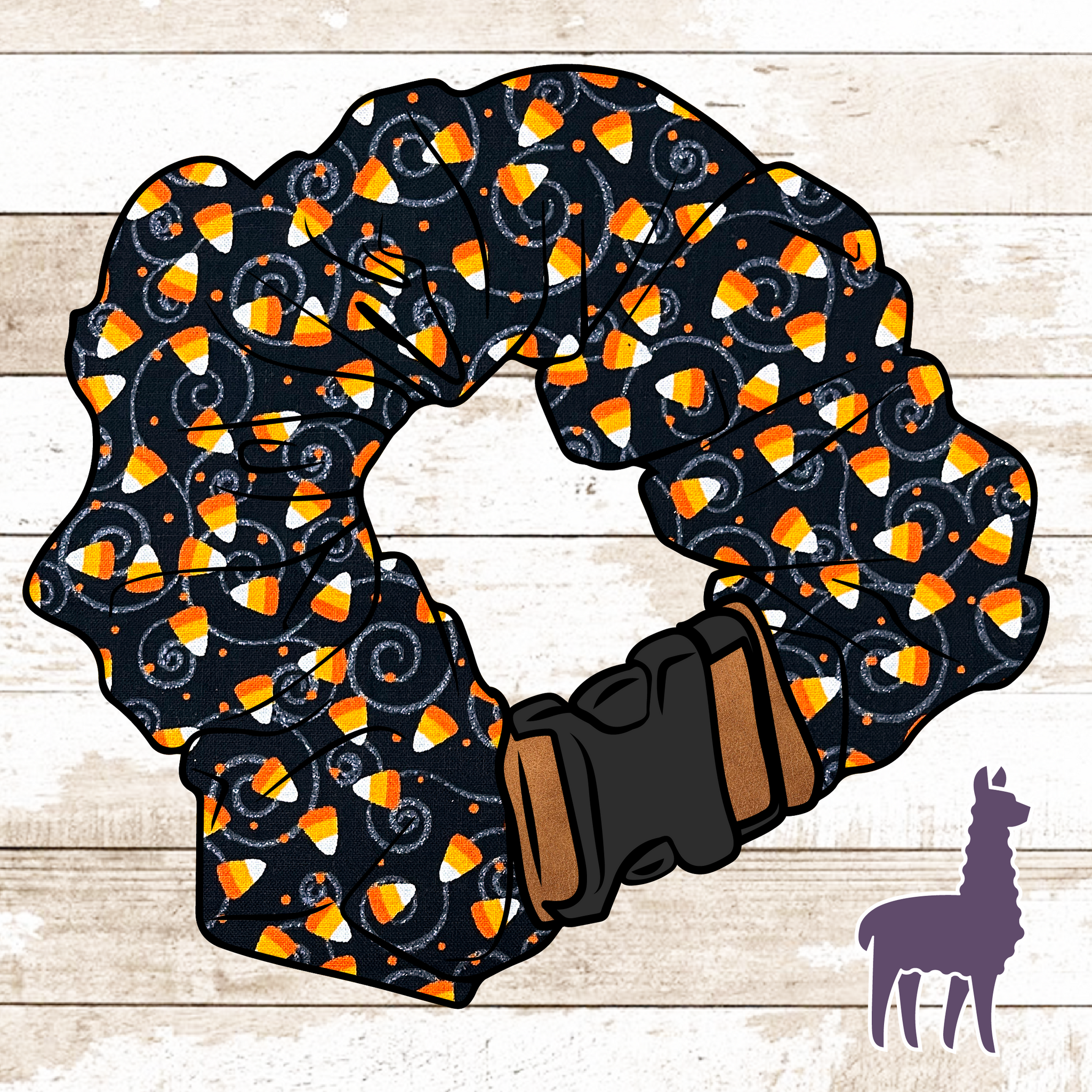 Candy Corn Collar Cover | GLITTER