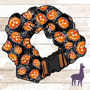 Jack-O-Lanterns & Spiderwebs Collar Cover