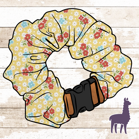 Yellow Floral Collar Cover