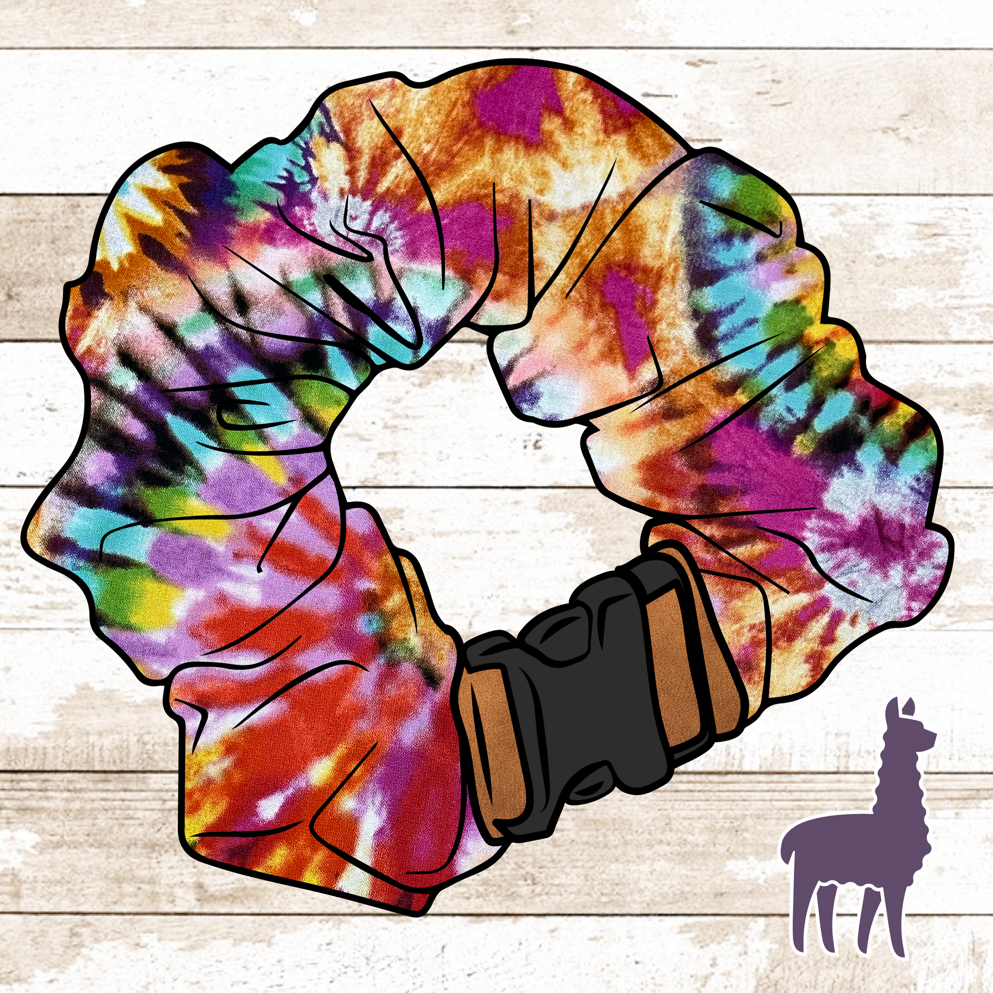 Tie-Dye Collar Cover