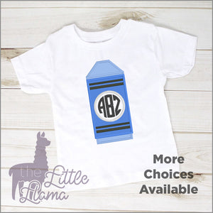 Crayon Monogram Appliqué | BOY