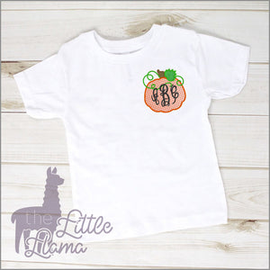 Pumpkin Monogram Appliqué  | SMALL