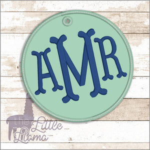 Bag Circle Fishtail Monogram Tag