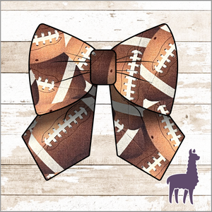 Monogram Football Bow