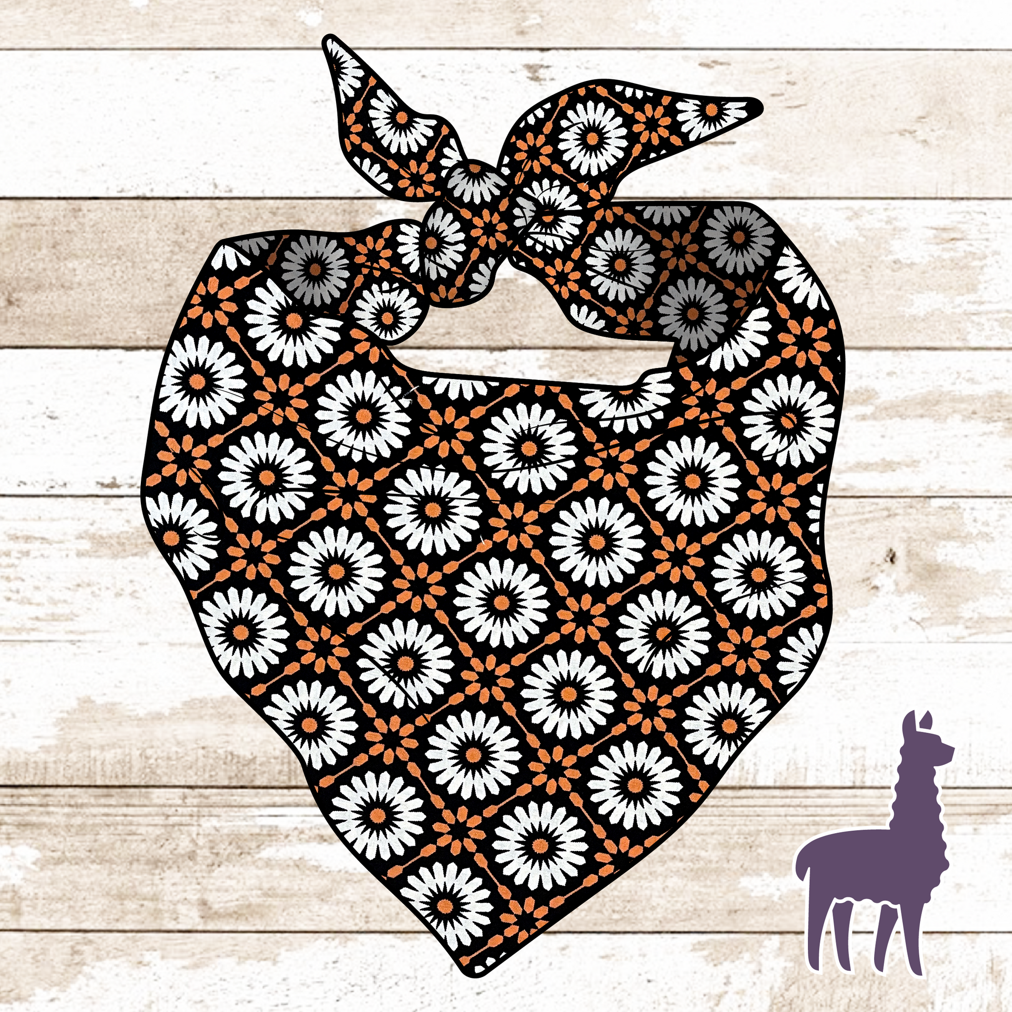 Halloween Floral Bandana