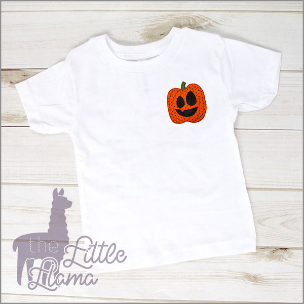 Halloween Jack-o-lantern Appliqué  | BOY & GIRL | SMALL