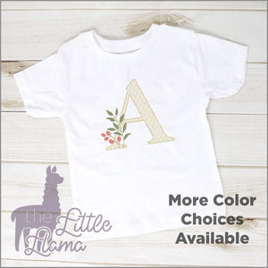 Lace Floral Initial | LARGE