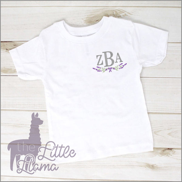 Lavender Monogram  | SMALL