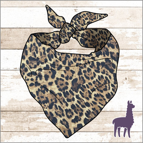 Leopard Print Bandana