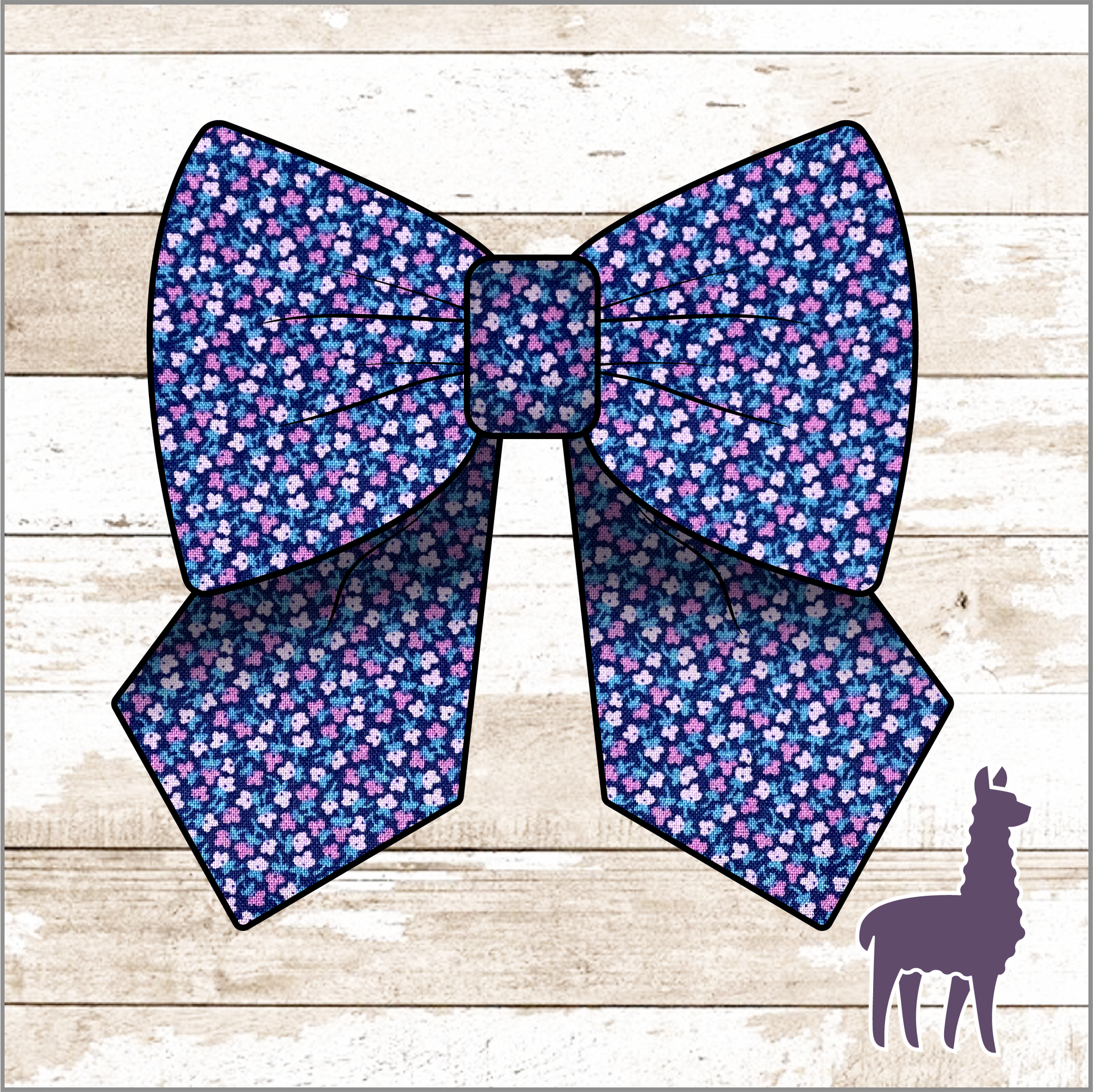 Monogram Micro Floral Bow