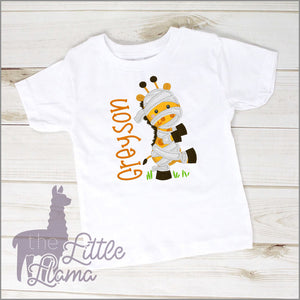 Halloween Giraffe Mummy Appliqué