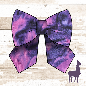 Monogram Mystic Purple Bow