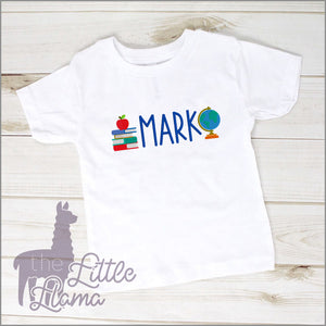 School Mini Embroidery Name  | BOY