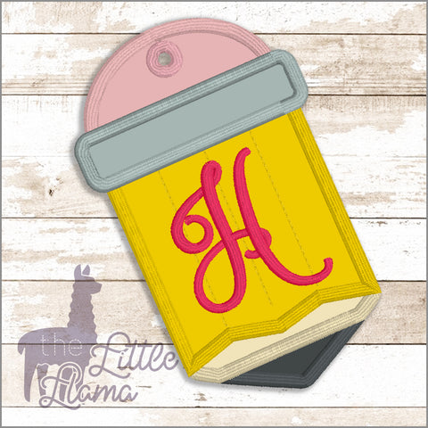 Bag Pencil Monogram Tag | SCRIPT