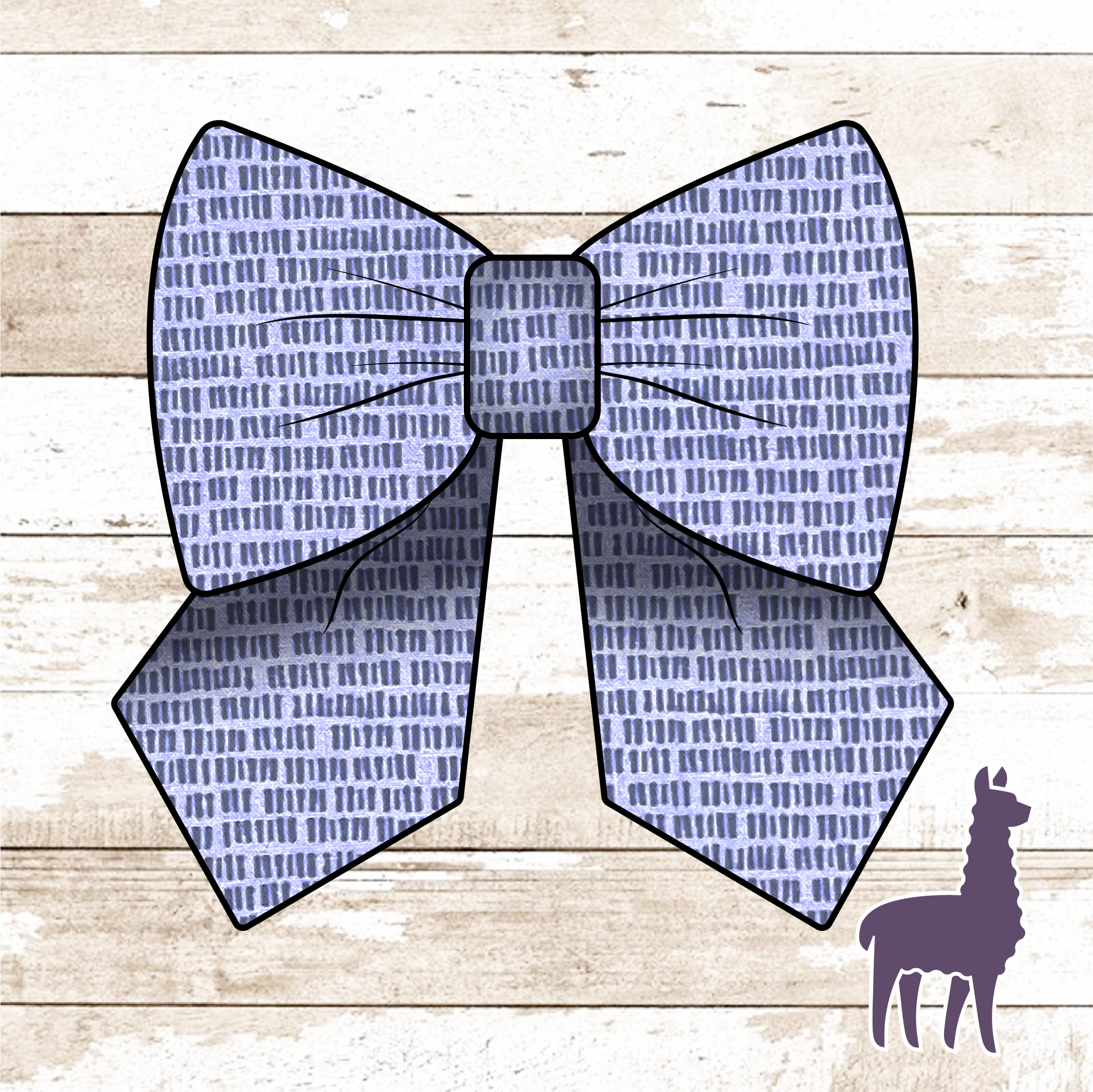 Monogram Periwinkle Miller Bow