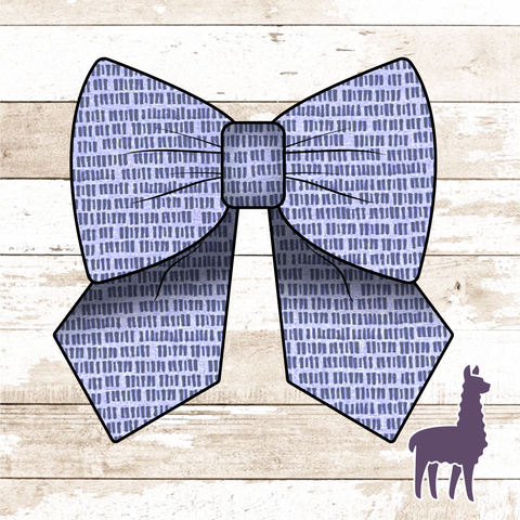 Monogram Periwinkle Miller Bow