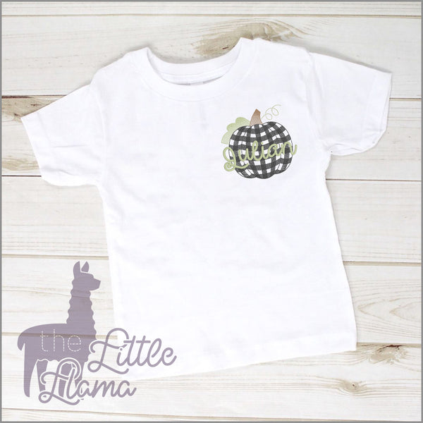 Plaid Pumpkin  | SMALL | BOY & GIRL