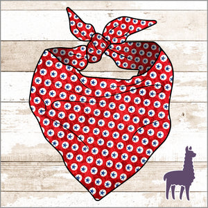 Red, White, & Blue Stars Bandana