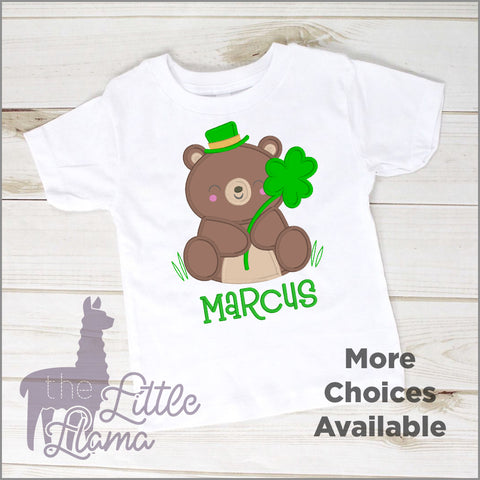 St. Patty's Day Bear Appliqué