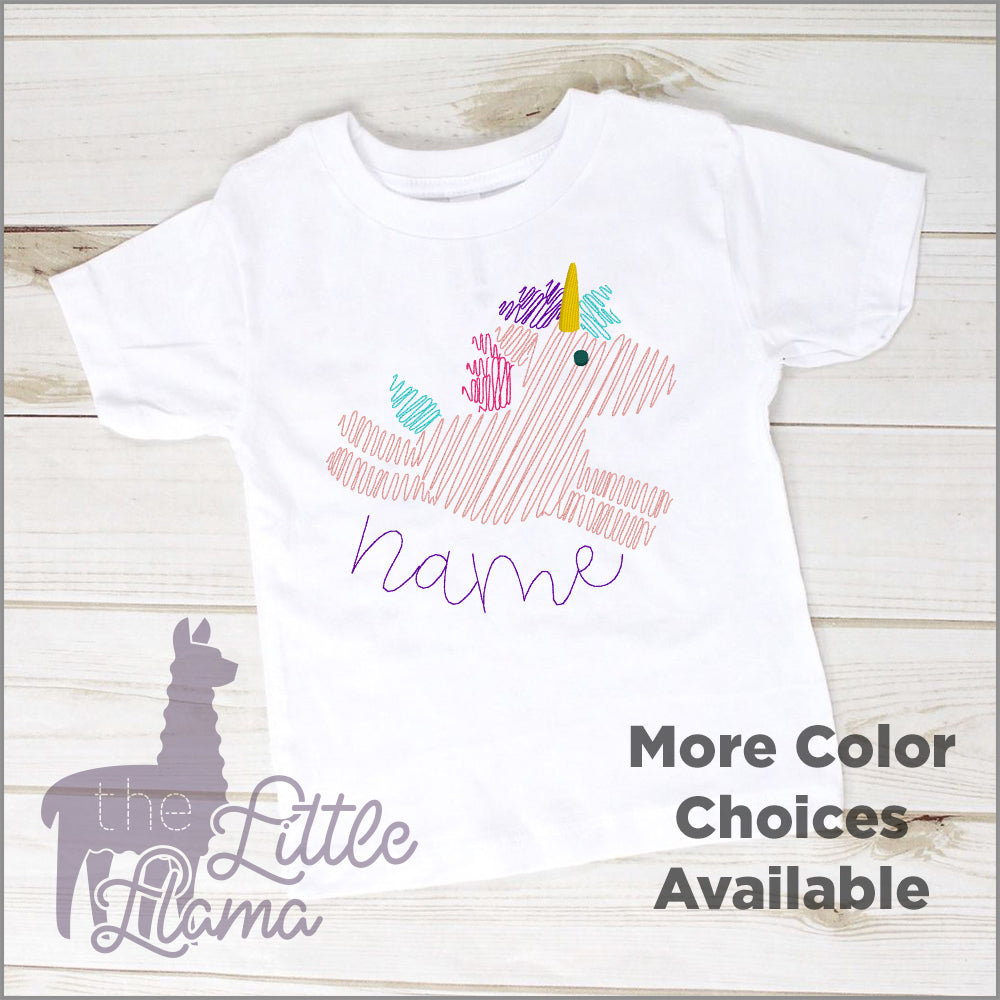 Scribble Unicorn | HOLIDAY VERSIONS AVAILABLE