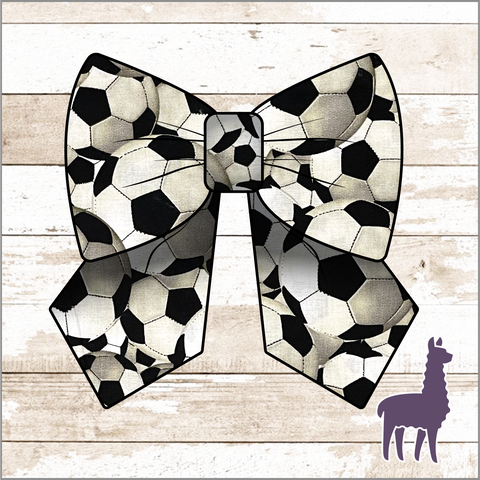 Monogram Soccerball Bow