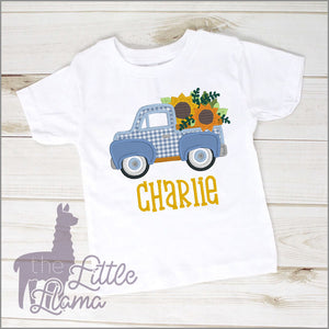 Sunflower Truck Appliqué