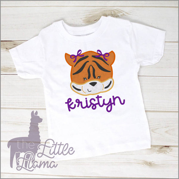 Tiger Head Appliqué  | BOY & GIRL