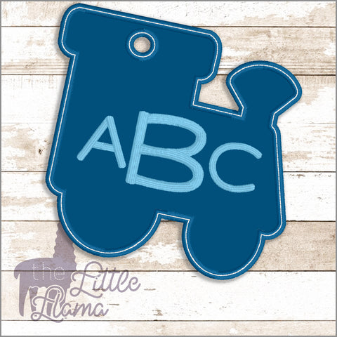 Bag Train Name/Monogram Tag