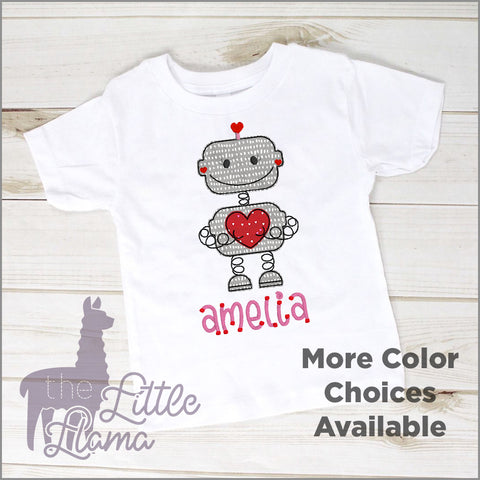 Love Robot Appliqué | GIRL