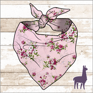 Valentines Day Flowers Bandana