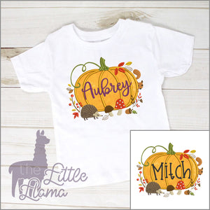 Wildlife Pumpkin Appliqué  | BOY & GIRL