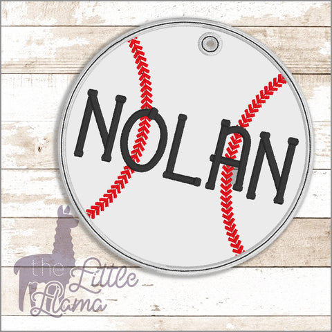Bag Name Tag | Baseball/Softball
