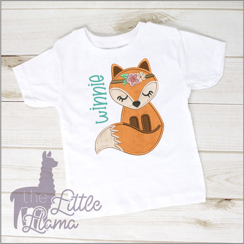 Boho Fox Appliqué