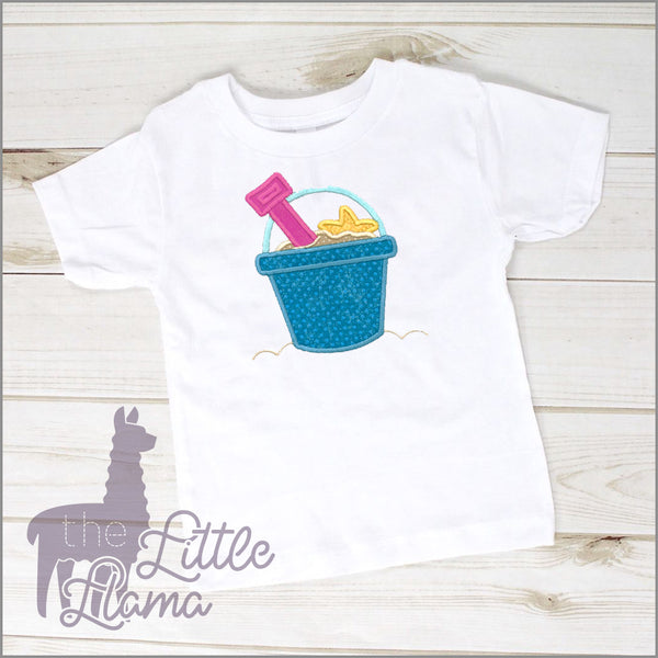 Beach Sand Pail Appliqué | BOY & GIRL